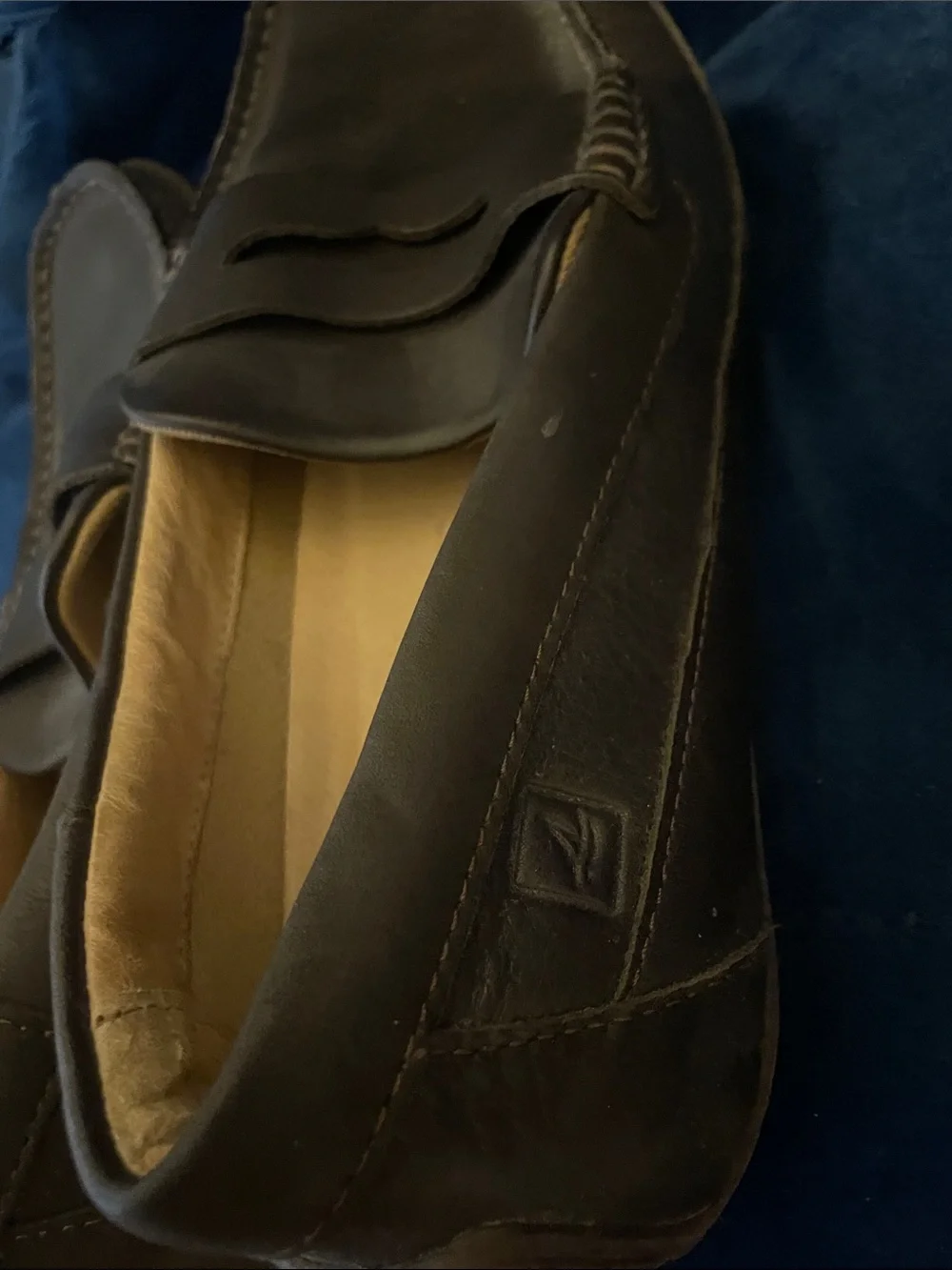 Sperry Black Leather Penny Loafers - Classic Slip-On Moccasin